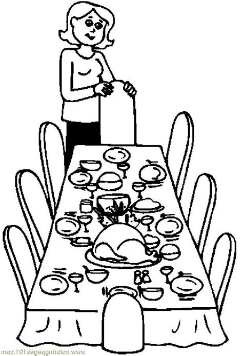 set the table clipart|table clipart black and white.